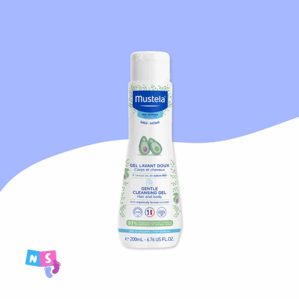 Mustela Yuma Geli körpələr üçün saç və bədən şampunu