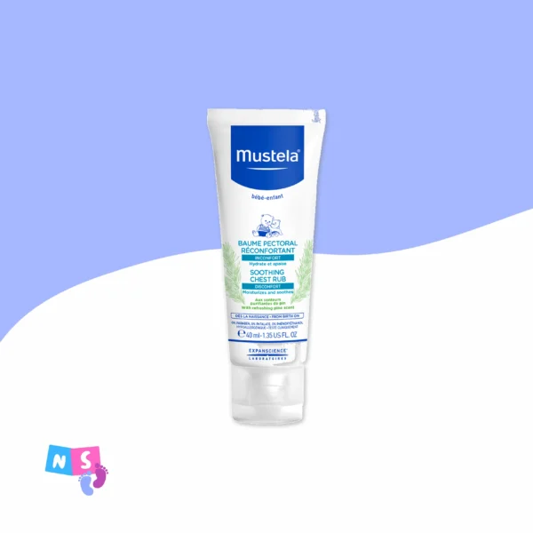 Mustela Chest Rub sinə üçün rahatladıcı balzam (40 ml)