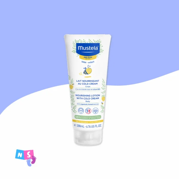 Mustela qidalandirici losyon 200ml cold krem ile.