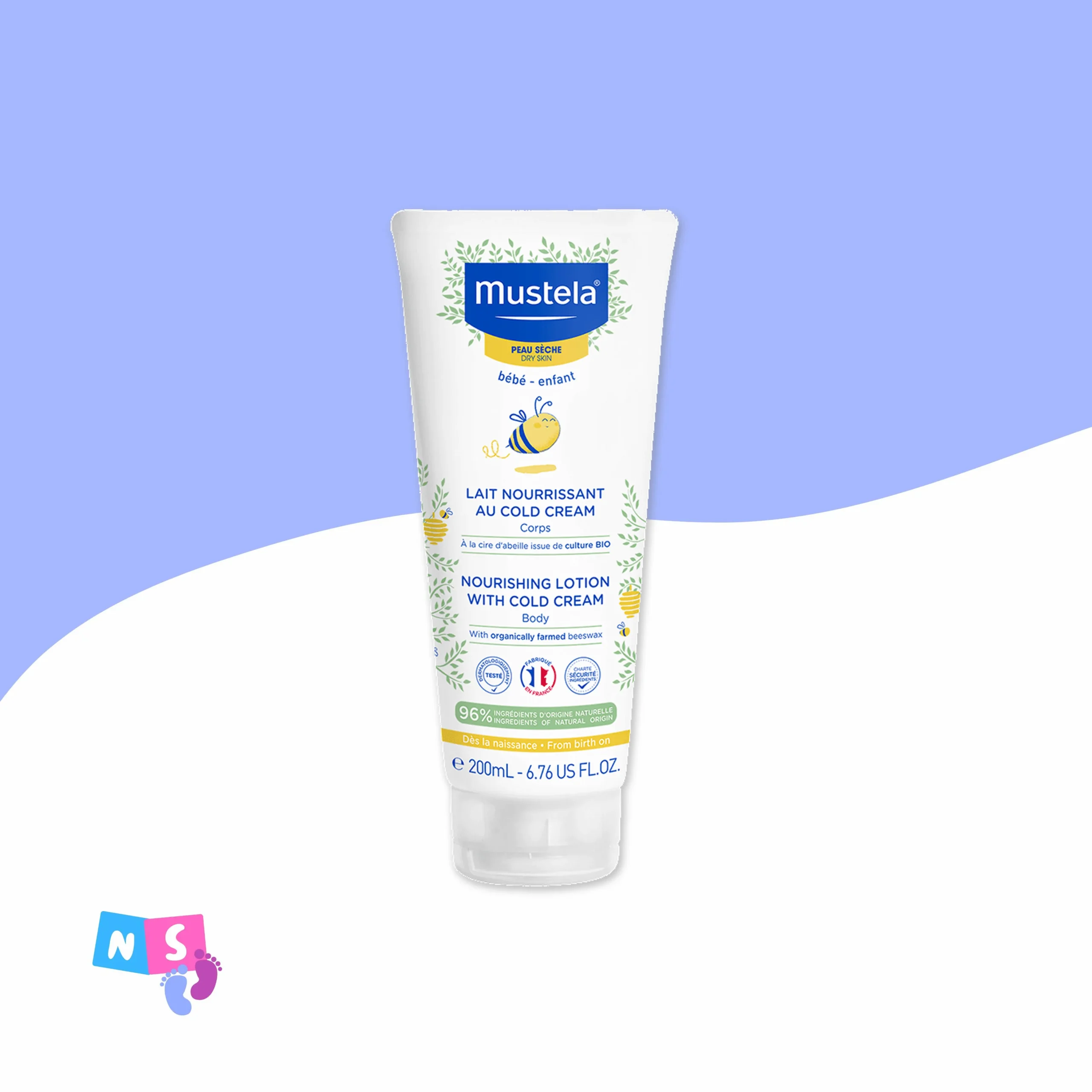 Mustela qidalandirici losyon 200ml cold krem ile.