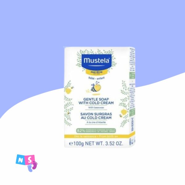 Mustela qidalandirici sabun 100qr cold krem ile korpe ucun.