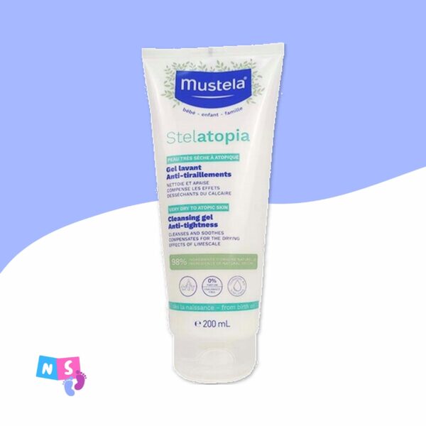 Mustela Stelatopia yuyucu gel 200ml atopik deri ucun.