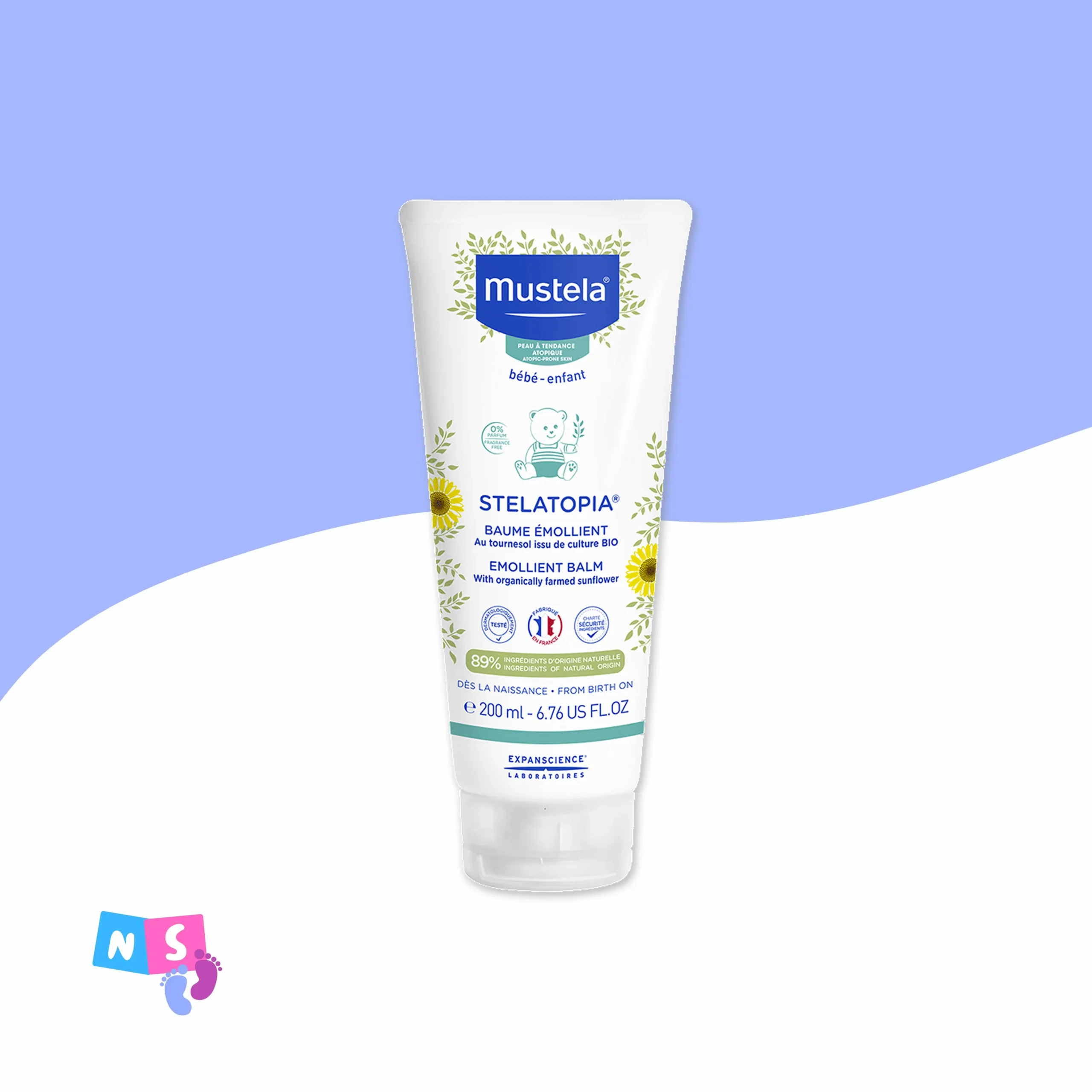 Mustela Stelatopia balzam 200ml atopik ve cox quru deri ucun.