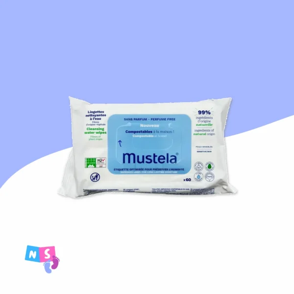 Mustela ətirsiz təmizləyici salfet (60 əd)